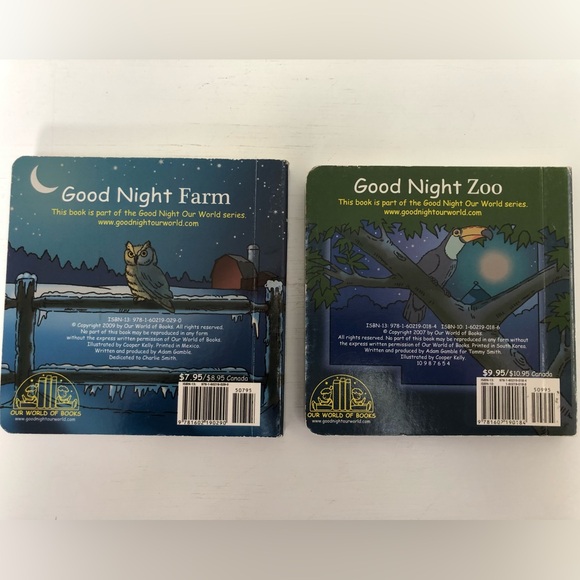 Good Night Farm and Zoo Children’s Books Set - Picture 10 of 10